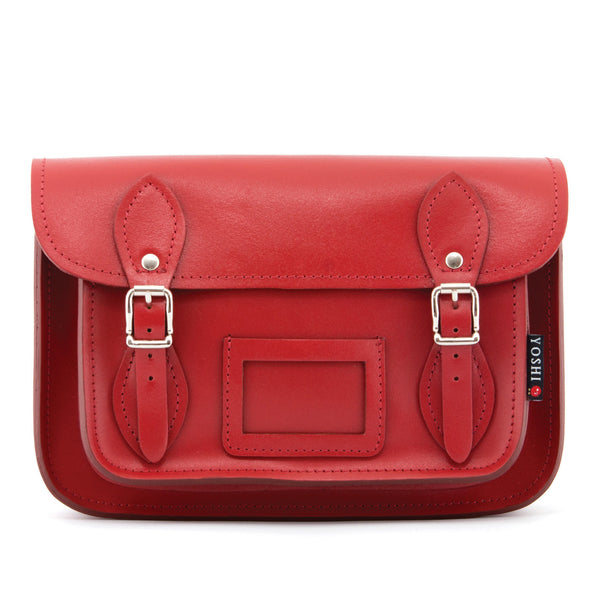 YB127  - The Darcy 10.5" Plain Leather Satchel by Yoshi