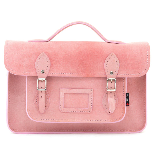 YB84 - The Belforte 14" Hunter Leather Satchel by Yoshi