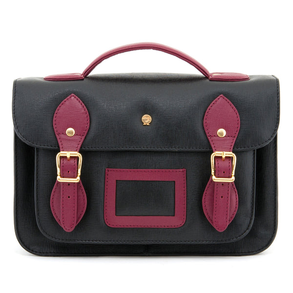 YB85 CRG - The Dewhurst 10.5" Cross Grain Leather Satchel by Yoshi
