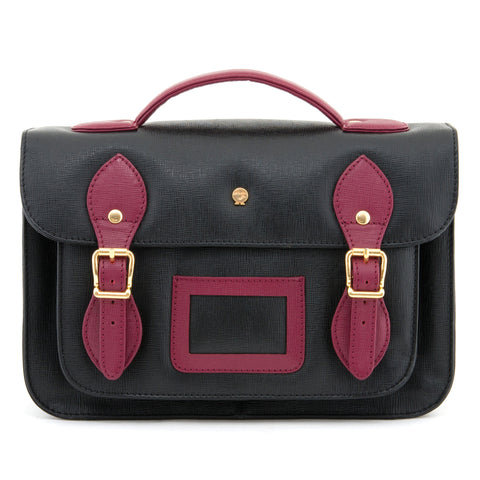 YB85 CRG - The Dewhurst 10.5" Cross Grain Leather Satchel by Yoshi