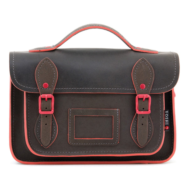 YB85 CST - The Dewhurst 10.5" Contrast Leather Satchel by Yoshi