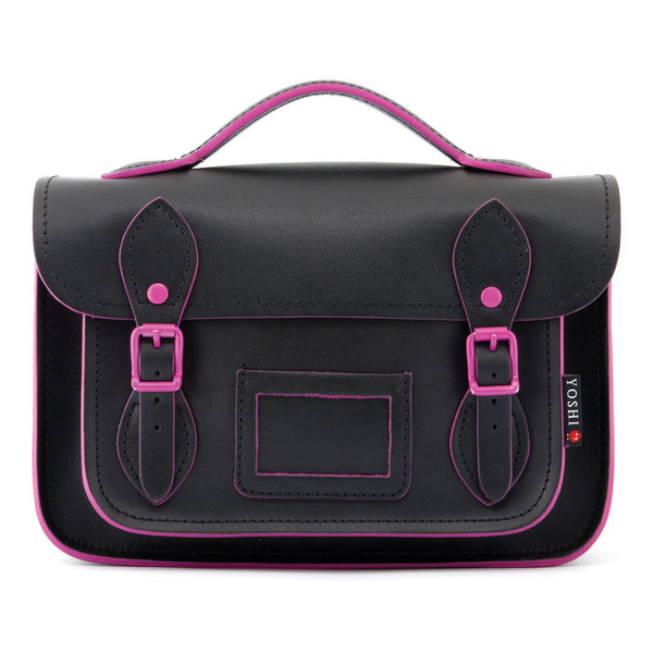 YB85 CST - The Dewhurst 10.5" Contrast Leather Satchel by Yoshi