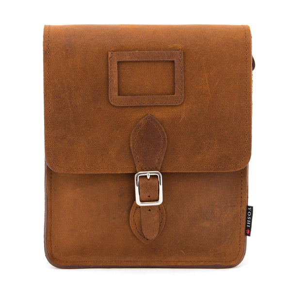 YB87 - The Rushmore Plain Leather Satchel