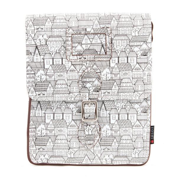 YB87 - The Rushmore Printed Leather Satchel